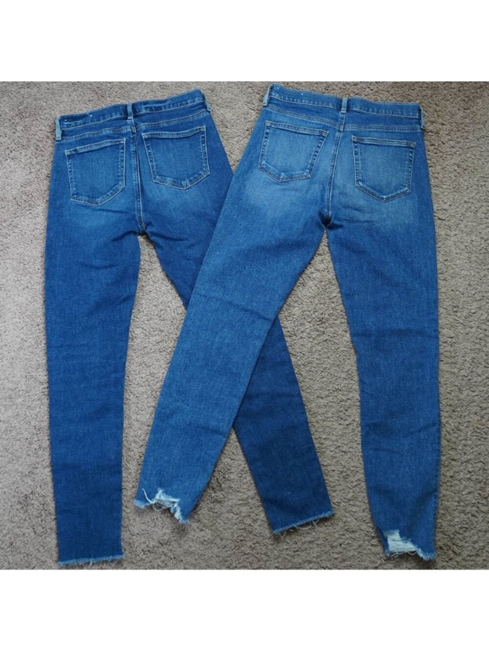 Lot of 2 Ann Taylor Loft Jean Womens 26/2 Skinny & High Waist Denim Stretch - Picture 2 of 11